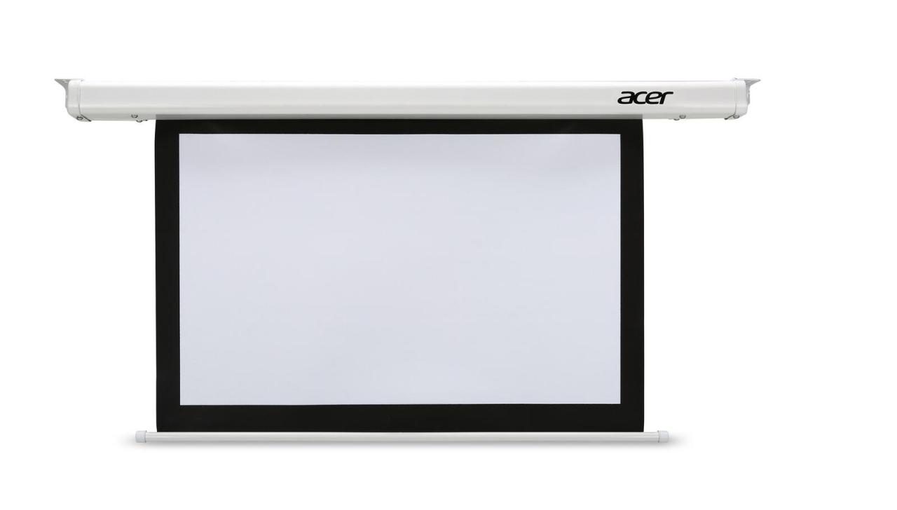 Acer E100-W01MW elektrische Leinwand 253 cm 100 Zoll matt weiß von Acer