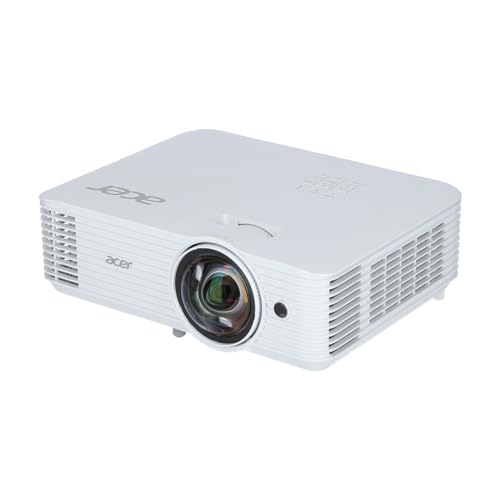 Acer H6518STi Kurzdistanz DLP Beamer (Full HD, 1.920 x 1.080 Pixel, 3.500 ANSI Lumen, 10.000:1 Kontrast, 3D Ready, HDMI (HDCP), Audio, Keystone) Heimkino von acer
