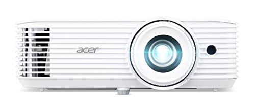 Acer H6546Ki DLP Beamer (1080p Full HD (1.920 x 1.080 Pixel) 5.200 ANSI Lumen, 10.000:1 Kontrast, 3D, Keystone, 1x 3 Watt Lautsprecher, 2xHDMI 1.4a (HDCP), Audio Anschluss) weiß, Home Cinema von Acer