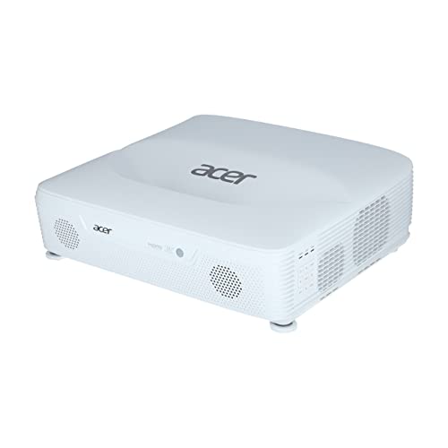 Acer L812 DLP-Laser Beamer (4K UHD (3.840 x 2.160 Pixel) 4.000 ANSI Lumen, 2.000.000:1 Kontrast, 3D, Keystone, 2X 10 Watt Lautsprecher, HDMI (HDCP)) Business/Education von Acer