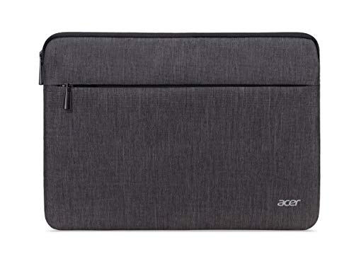 Acer Laptophülle - Laptoptasche 14 zoll, Notebook, Tablet, Laptop Tasche, wasserabweisendes Außenmaterial, Schutz vor Schmutz und Stoßschäden, Fronttasche, grau von Acer
