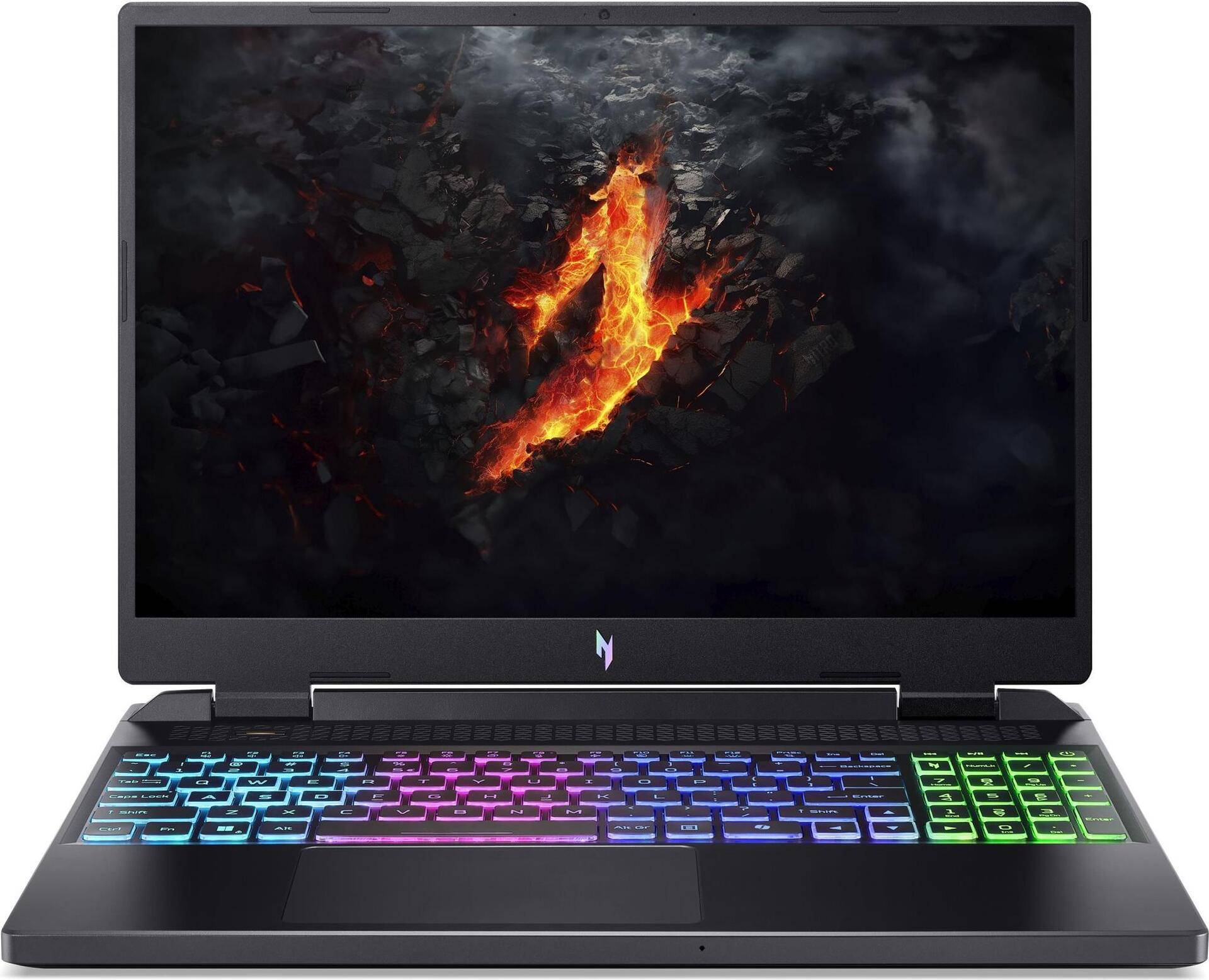 Acer Nitro 16 AN16-42 - AMD Ryzen 7 8845HS / 3.8 GHz - Win 11 Home - GF RTX 4050 - 16 GB RAM - 1.024 TB SSD NVMe - 40.6 cm (16) IPS 1920 x 1200 @ 180 Hz - Wi-Fi 6E, Bluetooth - Obsidian Black - kbd: Deutsch (NH.QPJEG.001) von Acer