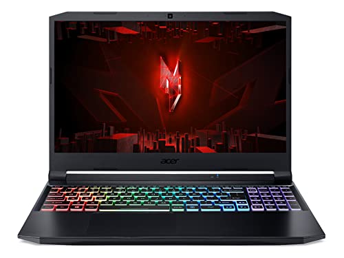 Acer Nitro 5 (AN515-45-R8YD) Gaming Laptop | 15, 6 FHD 144Hz Display | AMD Ryzen 7 5800H | 16 GB RAM | 1 TB SSD | NVIDIA GeForce RTX 3080 | Windows 11 | QWERTZ Tastatur | schwarzrot von acer