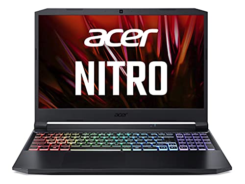Acer Nitro 5 (AN515-45-R952) Gaming Laptop 15.6 Zoll Windows 11 - FHD 144 Hz IPS Display, AMD Ryzen 9 5900HX, 16 GB DDR4 RAM, 1 TB PCIe SSD, NVIDIA GeForce RTX 3070 - 8 GB GDDR6 von Acer