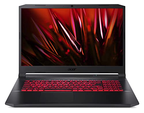 Acer Nitro 5 (AN517-54-56WC) Gaming Laptop | 17,3 FHD 144Hz Display | Intel Core i5-11400H | 8 GB RAM | 512 GB SSD | NVIDIA GeForce RTX 3050 | Windows 11 | QWERTZ Tastatur | schwarzrot von Acer