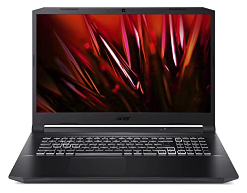 Acer Nitro 5 (AN517-54-79HD) Gaming Laptop 17 Zoll Windows 11 Home Notebook - WQHD 165 Hz IPS Display, Intel Core i7-11800H, 16 GB DDR4 RAM, 1.000 GB PCIe SSD, NVIDIA GeForce RTX 3070-8 GB GDDR6 von acer