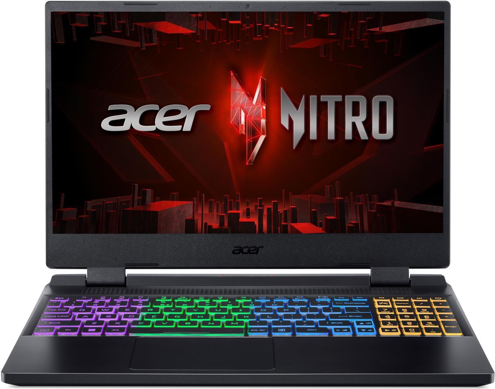Acer Nitro 5 AN515-58-57M3 Laptop 39,6 cm (15.6) Full HD Intel® Core i5 i5-12450H 16 GB DDR5-SDRAM 512 GB SSD NVIDIA GeForce RTX 4060 Wi-Fi 6 (802.11ax) Windows 11 Home Schwarz (NH.QM0EG.00M) von Acer