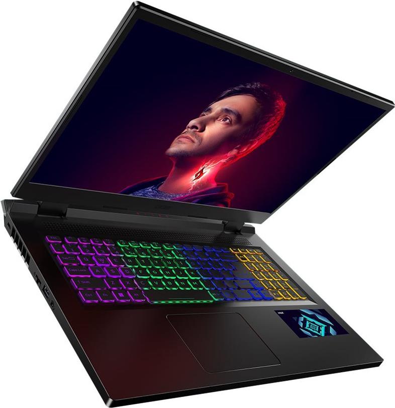 Acer Nitro 5 AN517-55 - Intel Core i7 12650H / 2.3 GHz - Win 11 Home - GeForce RTX 4060 - 16 GB RAM - 1.024 TB SSD SED, NVMe - 43.9 cm (17.3) IPS 1920 x 1080 (Full HD) @ 144 Hz - Wi-Fi 6 - Obsidian Black - kbd: Deutsch (NH.QLFEG.01K) von Acer