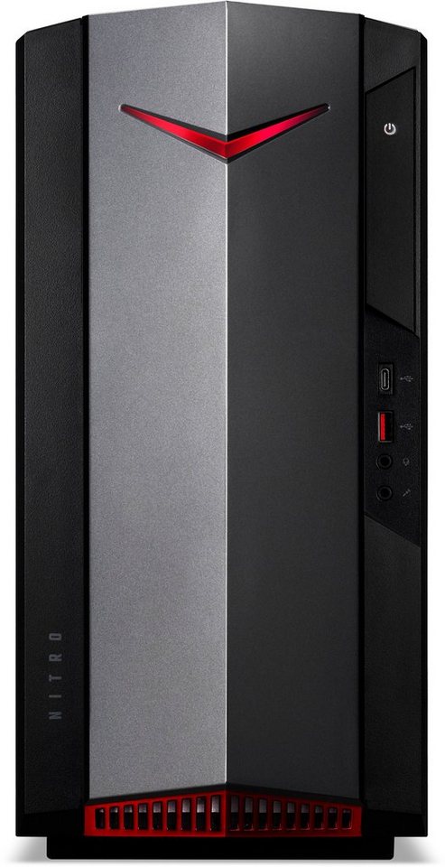 Acer Nitro 50 (N50-640) Gaming-PC (Intel® Core i5 12400F, GeForce GTX 1660 Super, 16 GB RAM, 1024 GB SSD, Luftkühlung) von Acer
