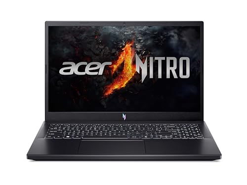 Acer Nitro V15 (ANV15-41-R4HL) Gaming Laptop | 15,6" FHD IPS 165Hz Display | AMD Ryzen 5 7535HS | 16 GB RAM | 512 GB SSD | NVIDIA GeForce RTX 4050 | Windows 11 | QWERTZ Tastatur | schwarz von acer