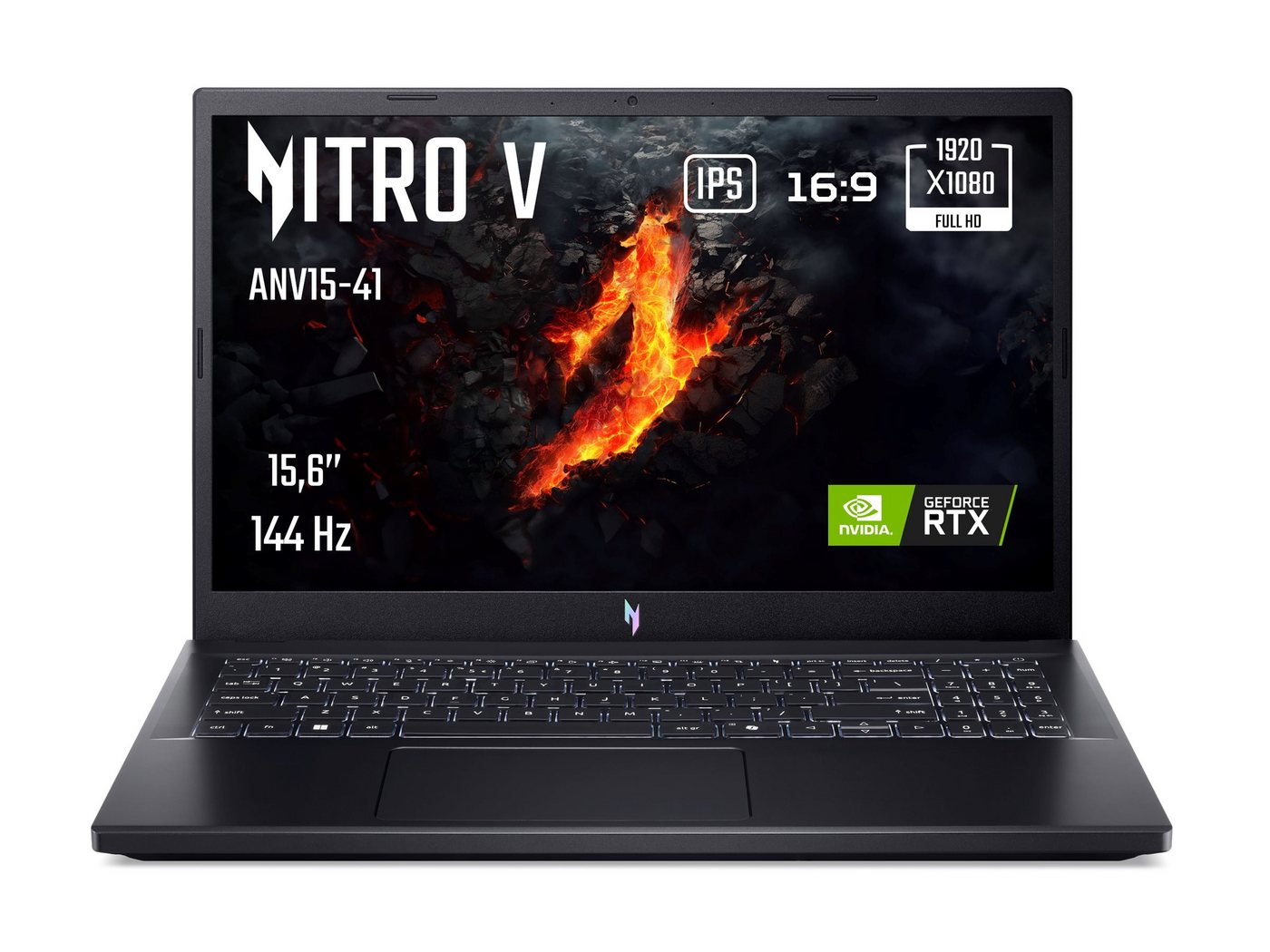 Acer Nitro V15 (ANV15-41-R5JD) Notebook (AMD Ryzen 5 7535HS 7535HS, GeForce RTX, 512 GB SSD) von Acer