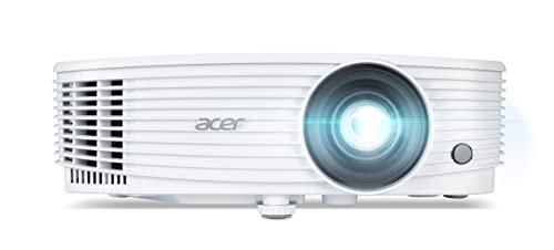 Acer P1257i DLP Beamer (XGA (1.024 x 768 Pixel) 4.800 ANSI Lumen, 20.000:1 Kontrast, 3D, Keystone, 1x 10 Watt Lautsprecher, HDMI (HDCP)) Weiß, Business / Education von Acer