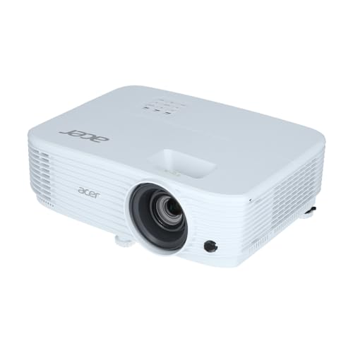 Acer P1257i DLP Beamer (XGA (1.024 x 768 Pixel) 4.800 ANSI Lumen, 20.000:1 Kontrast, 3D, Keystone, 1x 10 Watt Lautsprecher, HDMI (HDCP)) Weiß, Business / Education von acer