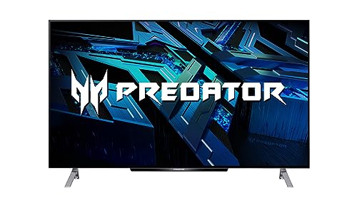 Acer Predator CG48 Gaming Monitor 48 Zoll (122 cm Bildschirm) 4K (UHD), 138Hz, 0.1ms(GTG), 3xHDMI 2.0 + HDMI 2.1, DP 1.4, DP/HDMI FreeSync Premium von Acer