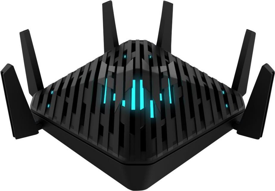 Acer Predator Connect W6 - Wireless Router - GigE, 2.5 GigE, 802.11ax (Wi-Fi 6E) - 802.11a/b/g/n/ac/ax (Wi-Fi 6E) - Multi-Band von Acer