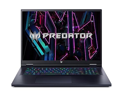 Acer Predator Helios 18 (PH18-71-71JS) Gaming Laptop | 18" WQXGA 165Hz Display | Intel Core i7 13700HX | 16 GB RAM | 1 TB SSD | NVIDIA GeForce RTX 4060 | Windows 11 | QWERTZ Tastatur | schwarz von Acer