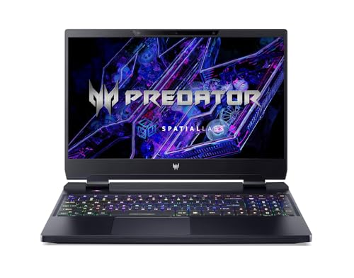 Acer Predator Helios 3D 15 (PH3D15-71-94GY) Gaming Laptop | 15, 6" 4K/UHD Display | Intel Core i9 13900HX | 32 GB RAM | 1 TB SSD | NVIDIA GeForce RTX 4080 | Windows 11 | QWERTZ Tastatur | schwarz von Acer