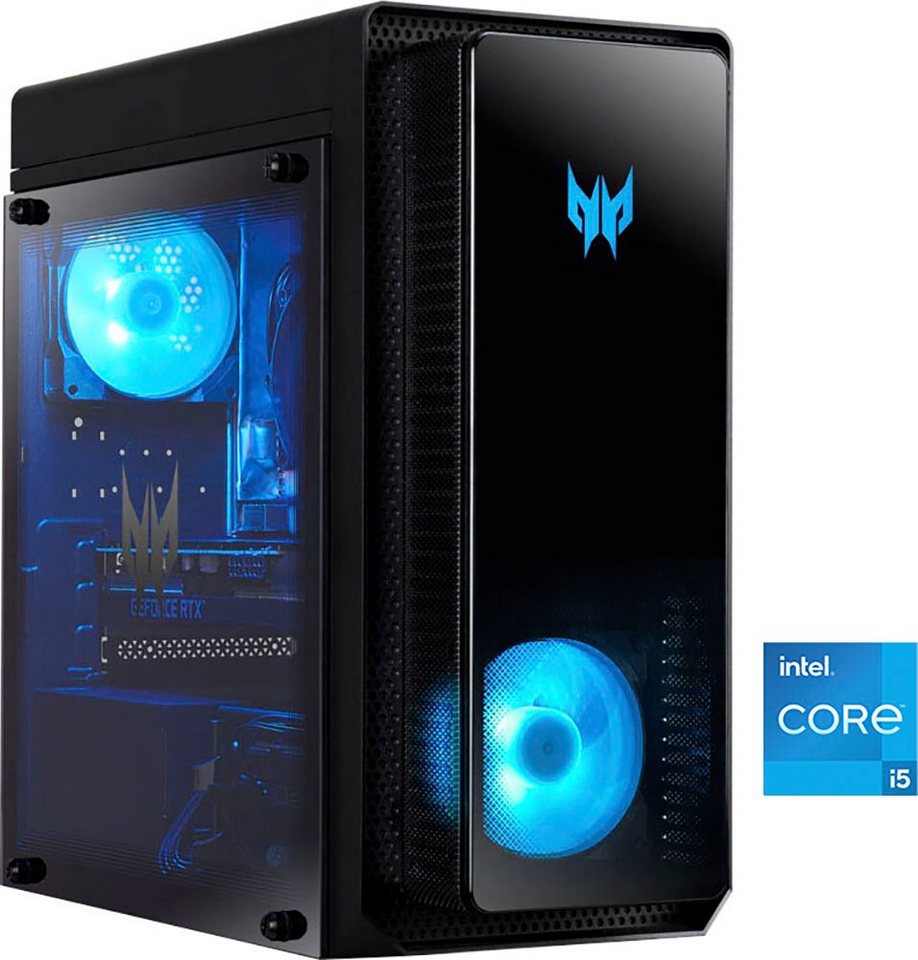 Acer Predator Orion 3000 (PO3-650) Gaming-PC (Intel Core i5 13400F, GeForce® RTX™ 4060, 16 GB RAM, 512 GB SSD, Luftkühlung) von Acer