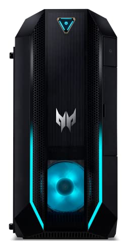 Acer Predator Orion 3000 PO3-640 Gaming-PC (Intel Core i5-12400F, 16 GB RAM, 512 GB SSD, NVIDIA GeForce RTX 3060 Ti, 2,5 GHz, Windows 11 Home, Ethernet, WLAN) - Gaming PC Schwarz von Acer