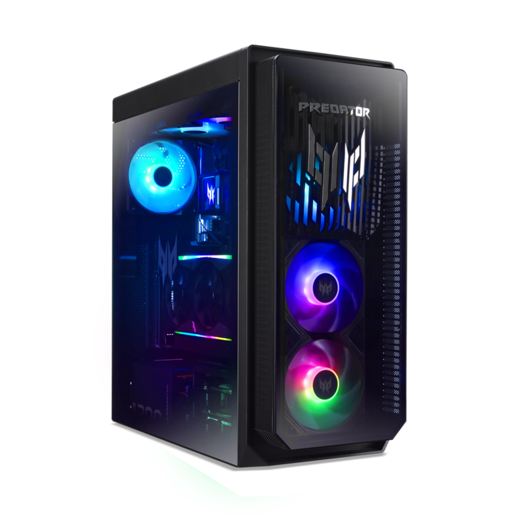 Acer Predator Orion 7000 PC Gaming Desktop Intel Core Ultra 9 285K, 128GB DDR5 RAM, 6TB M.2 SSD, NVIDIA® GeForce® RTX™ 5090 (32GB GDDR6X), Wi-Fi 7, TB von Acer