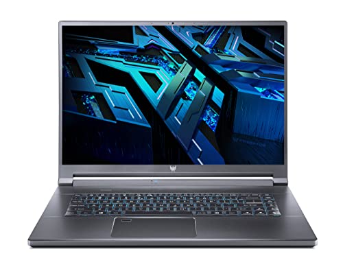 Acer Predator Triton 500 (PT516-51s-73YC) Gaming Laptop | 16 WQXGA 165Hz Display | Intel Core i7-11800H | 16 GB RAM | 1 TB SSD | NVIDIA GeForce RTX 3070 | Windows 10 | QWERTZ Tastatur | grau von acer