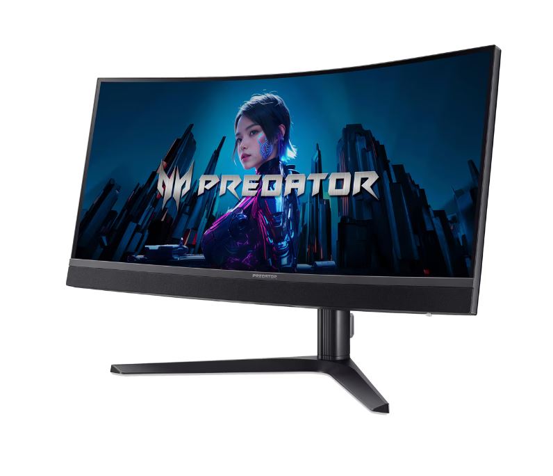 Acer Predator X34 (X34V3bmiiphuzx) 34,0 WQHD MiniLED Curved 86,4 cm (34,0 Zoll), 180Hz, HDR1000, 2x HDMI, 1x DP, 1x Type-C, USB 3.2 Hub, Audio Out [Energieklasse F] (UM.CXXEE.301) von Acer