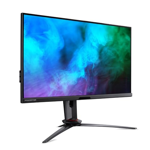 Acer Predator XB283KKV Gaming Monitor 28 Zoll (71 cm Bildschirm) 4K (UHD),144Hz, 1ms (G2G), 2xHDMI 2.1, DP 1.4, höhenverstellbar, drehbar, AdaptiveSync von Acer