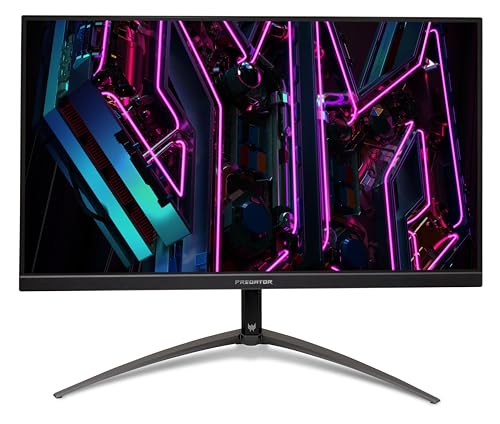 Acer Predator XB323QKV3 Gaming Monitor 31,5 Zoll (80 cm Bildschirm) 4K (UHD), Agile Splendor IPS, 160Hz, 1ms/0.5ms(GTG, Min.), DP 1.4, 2xHDMI 2.1, höhenverstellbar, FreeSync Premium von acer