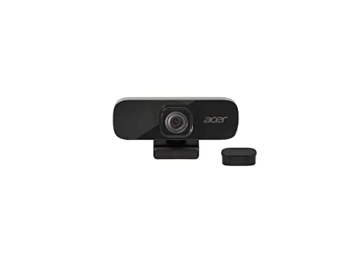 Acer QHD Konferenz Webcam (5 Megapixel, 30 FPS, 70° Weitwinkel, integriertes Noise Cancelling Mikro, kompatibel mit Win, Linux, Mac und Android) schwarz von acer