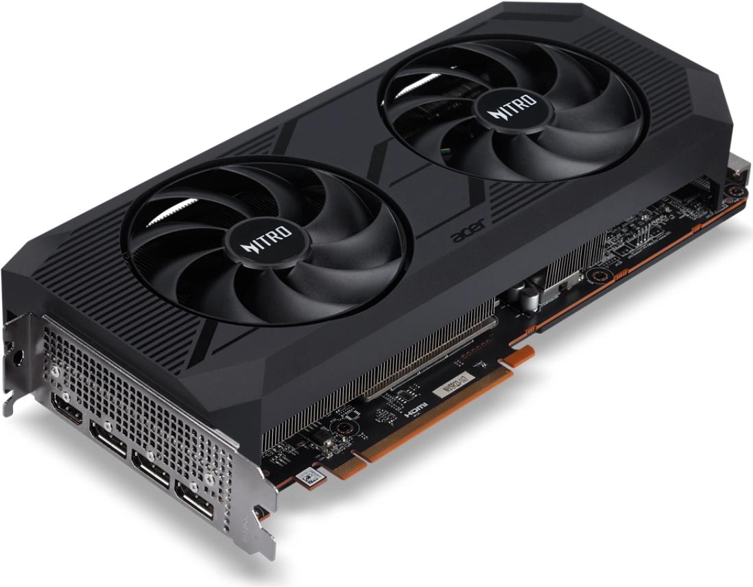 Acer Radeon RX 7700 XT OC - Radeon RX 7700 XT - 12 GB - GDDR6 - 192 Bit - 2171 MHz - 2 Lüfter (DP.Z39WW.P01) von Acer