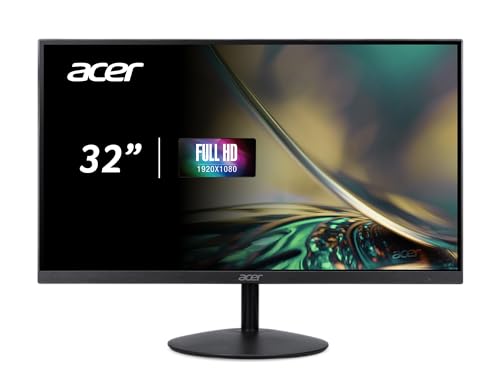 Acer SA322QA Monitor 31,5 Zoll (80 cm Bildschirm) Full HD, IPS, 75Hz, 4ms(GTG), HDMI 1.4, VGA, FreeSync von acer