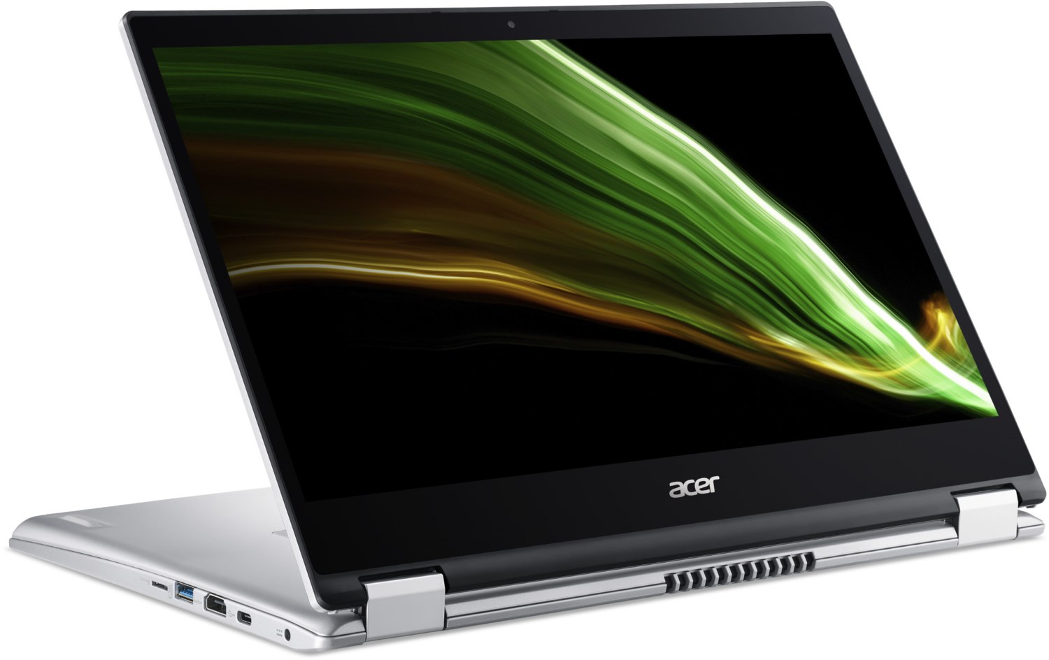 Acer Spin 1, 35,56 cm (14 Zoll) 2 in 1 Convertible-Notebook 128 GB pure silver von Acer