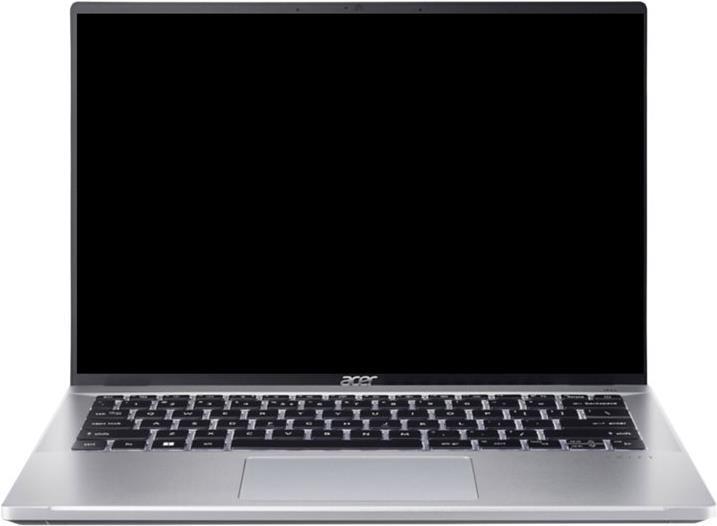 Acer Swift Go 14 SFG14-71 - Intel Core i5 1335U / 1.3 GHz - Win 11 Home - Intel Iris Xe Grafikkarte - 16 GB RAM - 512 GB SSD - 35.6 cm (14) OLED 2880 x 1800 (WQXGA+) @ 90 Hz - 802.11a/b/g/n/ac/ax (Wi-Fi 6E) - Reines Silber - kbd: Deutsch von Acer