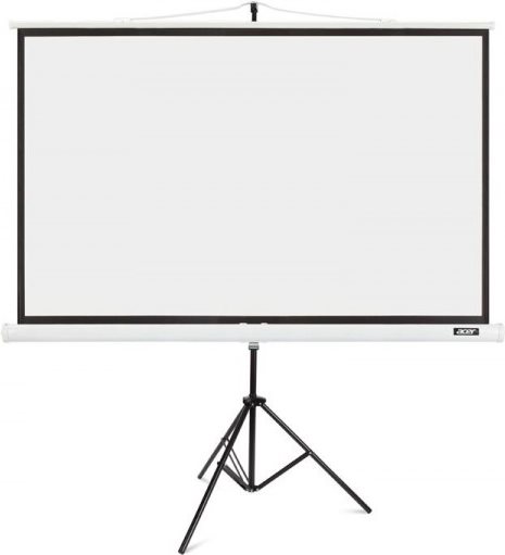 Acer T87-S01MW - Projektionsbildschirm mit Stativ - 218 cm (87 ) - 4:3 - weiß (MC.JBG11.00F) von Acer