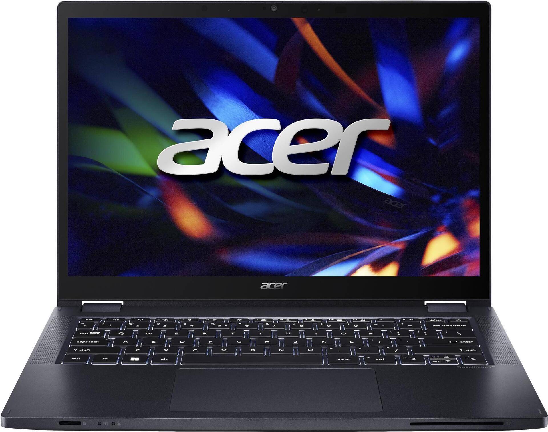 Acer TravelMate P4 Spin 14 TMP414RN-53-TCO - Flip-Design - Intel Core i7 1355U / 1,7 GHz - Win 11 Pro - Intel Iris Xe Grafikkarte - 16GB RAM - 512GB SSD - 35,6 cm (14) IPS Touchscreen 1920 x 1200 - 802,11a/b/g/n/ac/ax (Wi-Fi 6E) - Slate Blue - kbd: Deutsch (NX.B22EG.00C) von Acer