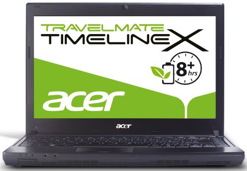 Acer TravelMate TimelineX 8372T-354G32N 33,7cm (13,3 Zoll) Laptop (Intel Core i3 350M, 2,2GHz, 4GB RAM, 320GB HDD, Intel HD, DVD, Win 7 Pro) von acer