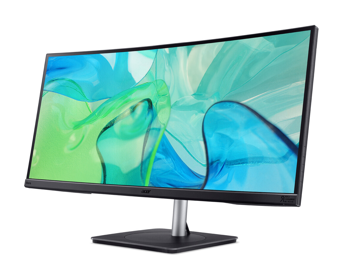 Acer Vero CB3 (CB343CURbemiiphuzx) 34" QHD Curved-Monitor 86,4 cm (34,0 Zoll), 2x HDMI, 1x DP, 1x Type-C (90W Ladeleistung), Audio Out, 1x RJ45 von Acer