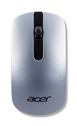 Acer Wireless Maus (Thin & Light, kabellos, optisch, 1.200 DPI, elegantes Design) silber von Acer