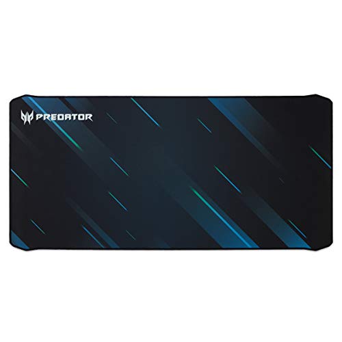 Predator Gaming Mauspad XXL (Reibungsarme Faseroberfläche, selbstleuchtendes Predator Logo, Unterseite aus Naturkautschuk, leicht zu reinigen) von acer