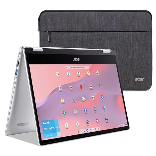 acer Chromebook Spin 314 Convertible Laptop, 14 Zoll Touchscreen, Intel Pentium Silver N6000, 8GB RAM, 128GB eMMC, Wi-Fi 6, Chrome OS von Acer