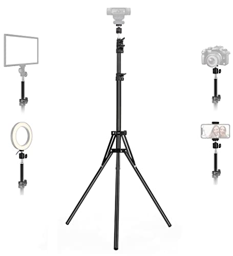 Professionelle Kamera Stativ Halterung Ständer für Logitech Webcam C930 C920 C615-black von Acetaken