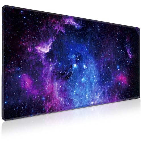 Acezeek Gaming Mauspad, Mauspad 900x400(35.4x15.7in) Mauspad XXL,rutschfeste Mouse Pad/Mauspads,Einfach Zu Reinigen,Mauspad Groß mit Wasserdicht für Home Office Arbeit Spiel(Starry Blue) von Acezeek