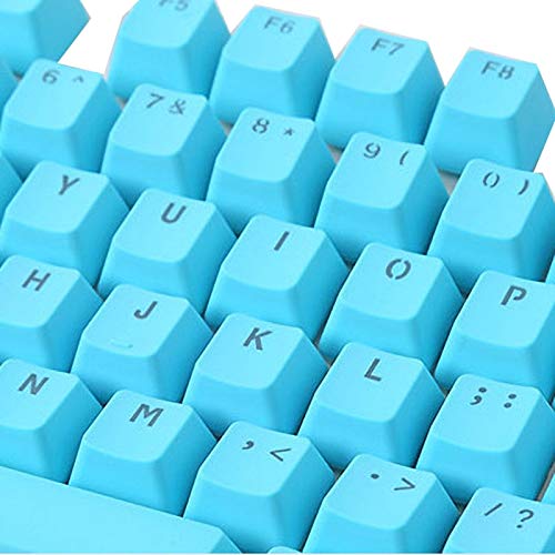 AchidistviQ 106-teiliges Tastenkappen-Set, zweifarbig, PBT-Tastenkappen für universelle Gaming-Tastaturen, Blau von AchidistviQ
