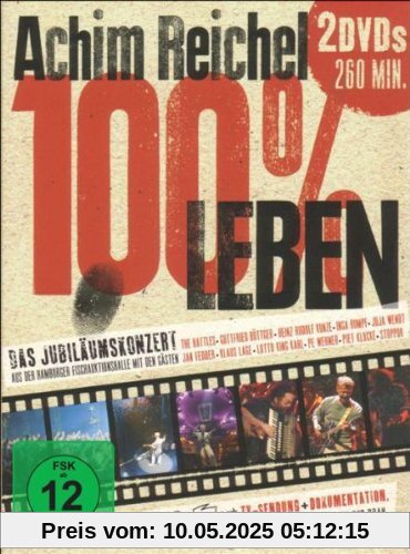 Achim Reichel - 100% Leben: Das Jubiläumskonzert [2 DVDs] von Achim Reichel