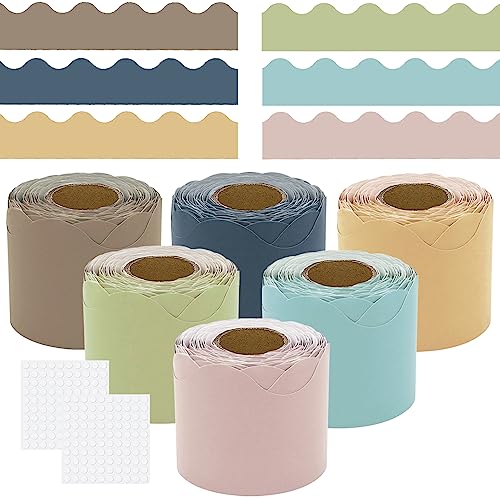 Acidea 60 m bunte Klassenzimmer-Bordüren für Pinnwand, 6 Rollen, pastellfarbene Pinnwandbordüre, gewellte Pinnwandbordüre, Pinnwand für Klassenzimmer Pinnwand Dekorationen Acidea 60 m bunte Klassenzimmer-Bordüren für Pinnwand, 6 Rollen, pastellfarbene Pinnwandbordüre, gewellte Pinnwandbordüre, Pinnwand für Klassenzimmer Pinnwand Dekorationen von Acidea