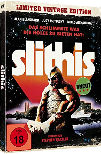 Slithis - Uncut Vintage Edition (+ DVD) - Mediabook, limitiert auf 1.500 Stück, inkl. Booklet, HD neu abgetastet [Blu-ray] von Aclouddate