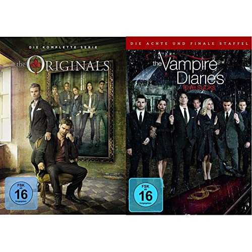 The Originals: Die komplette Serie (Staffeln 1-5) (exklusiv bei Amazon.de) [21 DVDs] & The Vampire Diaries: Die 8. und finale Staffel [DVD] von Aclouddate