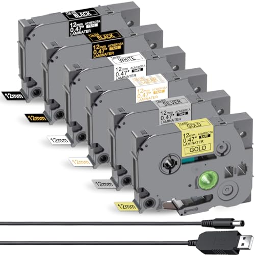 Acmerota TZe-335 Schriftband für Brother PTouch TZe-231 TZe-334 TZe-931 TZe-831 Tze-134, 12 mm x 8 m, Schriftbänder für PTouch H110 H105 PT-D200 D400 D600 PT-H101GB PT-H101C PT-H100R PT-H101LB Acmerota TZe-335 Schriftband für Brother PTouch TZe-231 TZe-334 TZe-931 TZe-831 Tze-134, 12 mm x 8 m, Schriftbänder für PTouch H110 H105 PT-D200 D400 D600 PT-H101GB PT-H101C PT-H100R PT-H101LB von Acmerota
