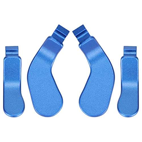 4 x Controller-Metall-Paddel, Stahl-Paddel, Ersatzteile für Xbox One Elite Serie 2, austauschbare Paddel, Trigger-Paddel, Blau von Acogedor
