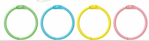 Binderinge, Metallringe, 30 mm, lose Blätter, Binderinge, Buchringe, Papierringe, Karteiringe, Ringbuchringe, Karteikartenringe, Metallring für Papiere, Büro, Schule, Zuhause, 50 Stück Binderinge, Metallringe, 30 mm, lose Blätter, Binderinge, Buchringe, Papierringe, Karteiringe, Ringbuchringe, Karteikartenringe, Metallring für Papiere, Büro, Schule, Zuhause, 50 Stück von Acooruiteng